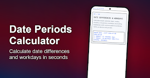 Date Periods Calculator Screenshot 0