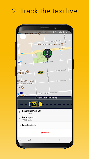 taxi.eu Screenshot 1