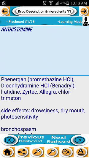 Pharmacology Drugs Classification & Dosage Review Screenshot 3