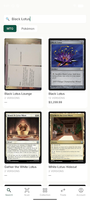 Sleeve - TCG Card Tracker Screenshot 2
