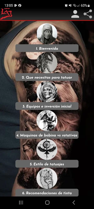 Curso de Tattoo Screenshot 0