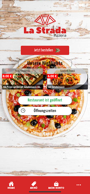La Strada Pizzeria Stolberg Screenshot 0