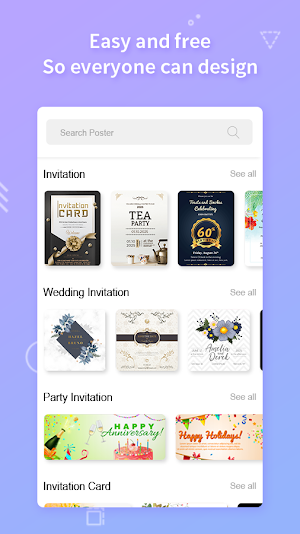 Invitation Maker : Invitation Card Maker Screenshot 1