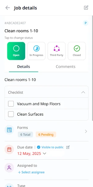 PCS Care Home Maintenance Screenshot 1