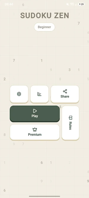 Sudoku Zen - No Pressure Screenshot 0