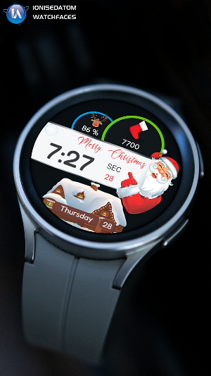 Christmas Digital Watchface Screenshot 0
