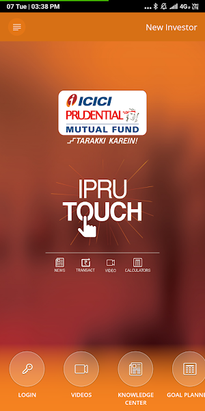Mutual Funds, SIP, Tax Saving & more - IPRUTOUCH Screenshot 0