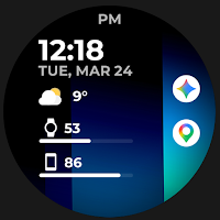 Night 33D - Digital Watch Face
