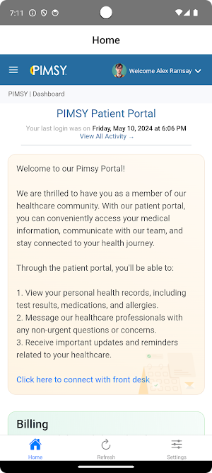 MyPIMSY Screenshot 2