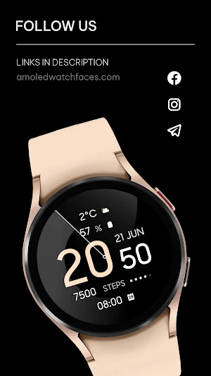 Awf Wave - watch face Screenshot 2