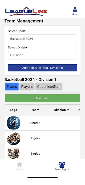 LeagueLink Screenshot 2