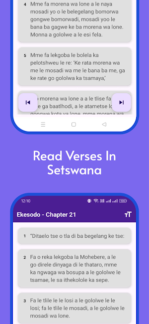Setswana & English bible Screenshot 3