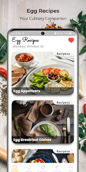 Egg Recipes Screenshot 0
