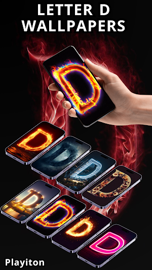 Letter D Wallpaper Screenshot 3