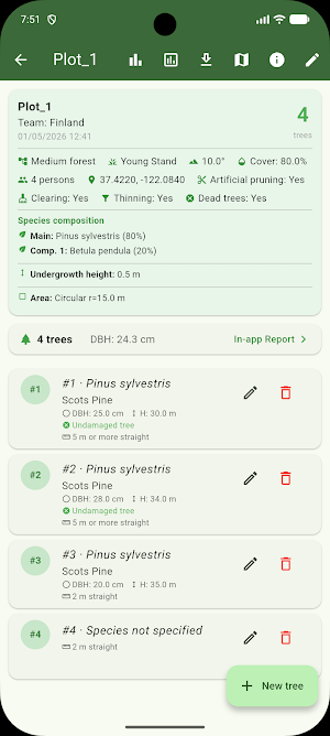 ForestIN - Forest INventory Screenshot 1