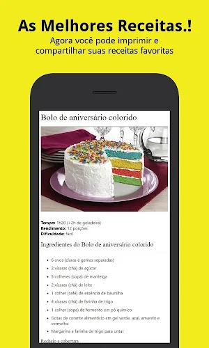 Receita de Bolos de Aniversário Screenshot 3