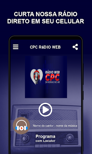 CPC Rádio Web Screenshot 1