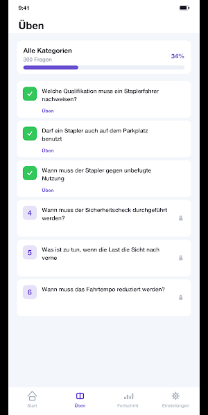 Staplerschein Prüfung 2026 Screenshot 1