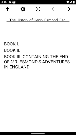 Book, The History of Henry Esm Screenshot 0
