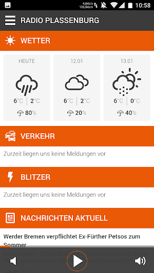 Radio Plassenburg Screenshot 1