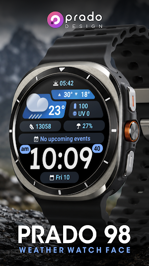 PRADO 98 Weather Watch Face Screenshot 1