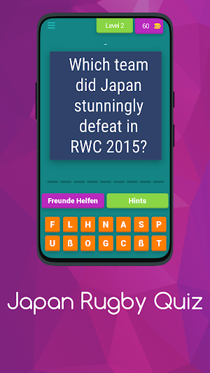 Japan Rugby Quiz Screenshot 3