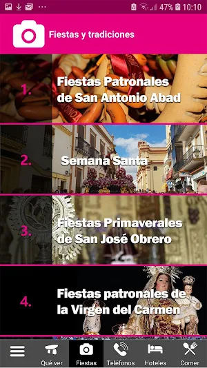 Guía turística de Trigueros. Screenshot 2