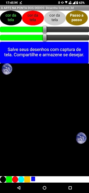 A arte na ponta dos dedos. Screenshot 2