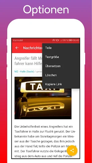 Halle Zeitungen Screenshot 3