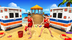 Beach Rescue Training: Coast Lifeguard Rescue Duty Screenshot 1