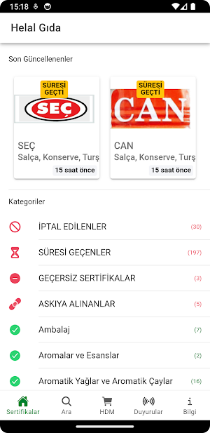 GİMDES Helal Gıda Screenshot 0