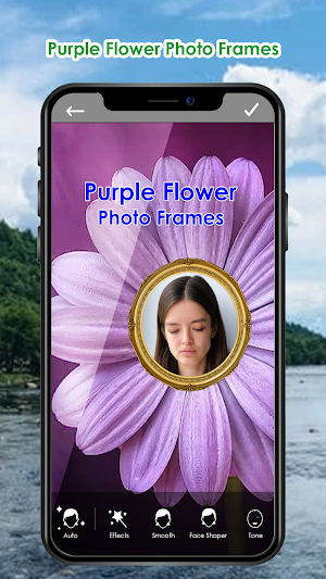Purple Flower Photo Frames Screenshot 2