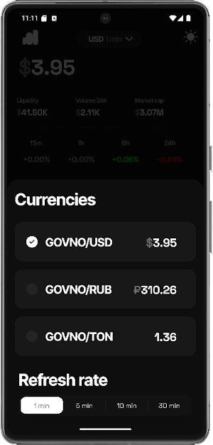 GOVNOTracker Screenshot 1