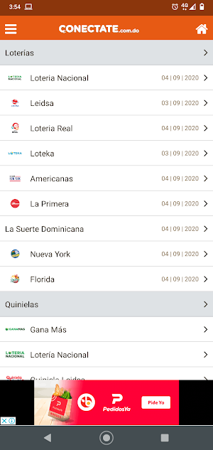 Conectate Loterías Screenshot 1