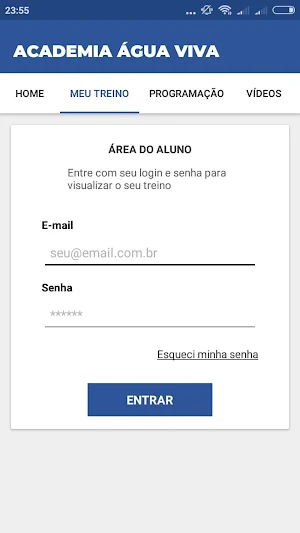 Academia Água Viva Screenshot 2