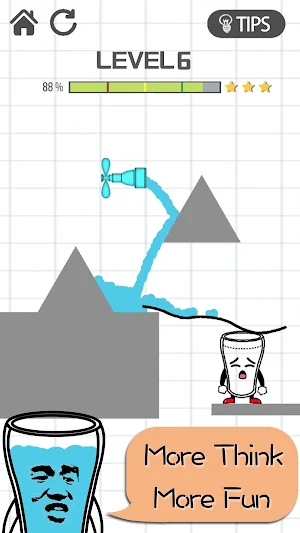 Clever Glass-Leisure Drawing Water Cup Puzzle Game Screenshot 2