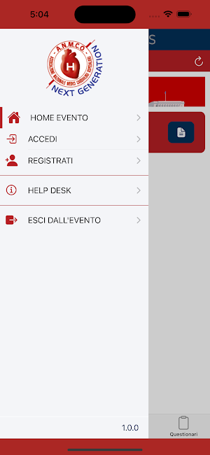 ANMCO Events Screenshot 1