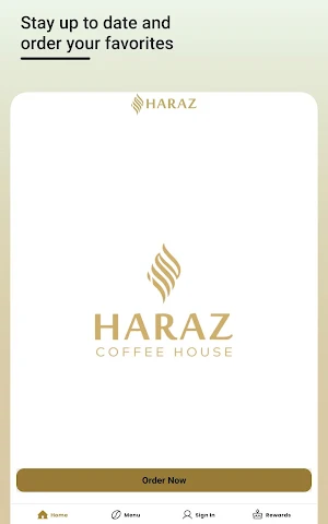 Haraz Coffee House App Screenshot 0