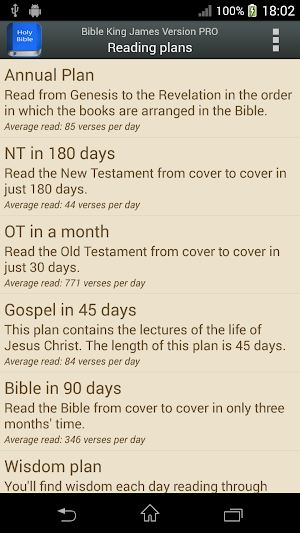 Bible King James Version PRO Screenshot 2