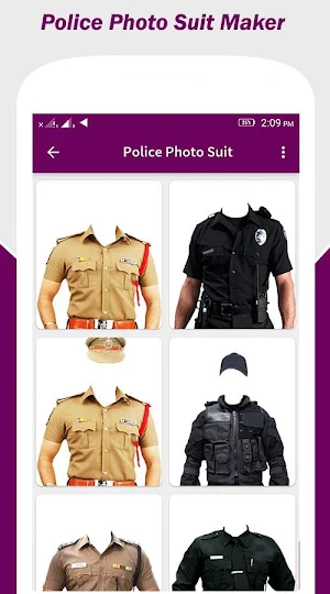 Police Photo Suit Screenshot 0