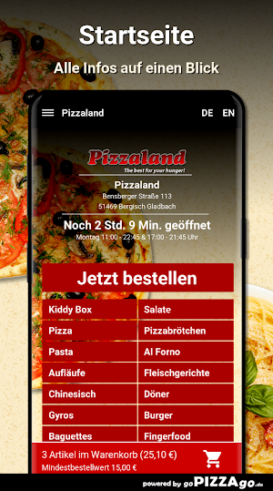 Pizzaland Bergisch Gladbach Screenshot 1