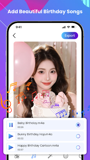 Birthday Video Maker With Song Screenshot 2