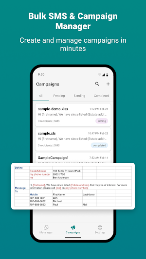 SA Messages Screenshot 1