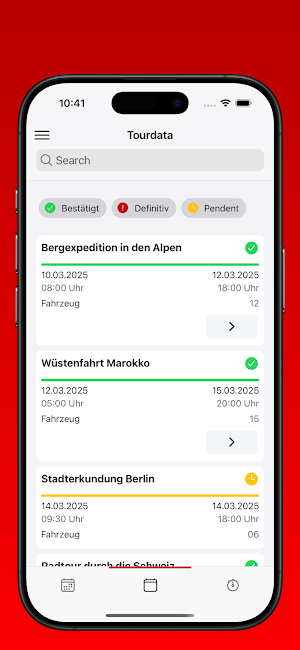 TourDriver Mobile Screenshot 0