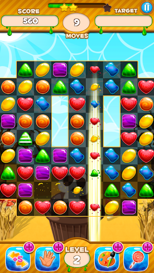 Halloween Candy Jewel: Match 3 Screenshot 1