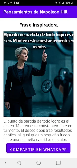 Frases de Napoleon Hill Screenshot 0