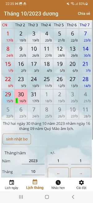 Nhắc Ngày Giỗ Screenshot 1