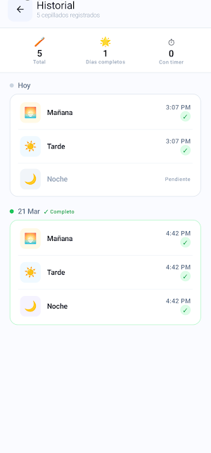 Recordatorio cepillar dientes Screenshot 2