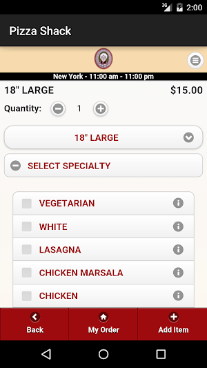 Don Alphonso's Pizza Shack Screenshot 1