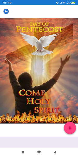 Happy Pentecost: Greetings, GIF Wishes, SMS Quotes Screenshot 1
